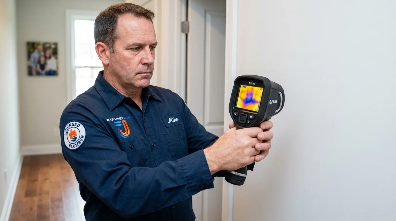 Thermal imaging leak detection by Johns Plumbing LLC in Dove Creek